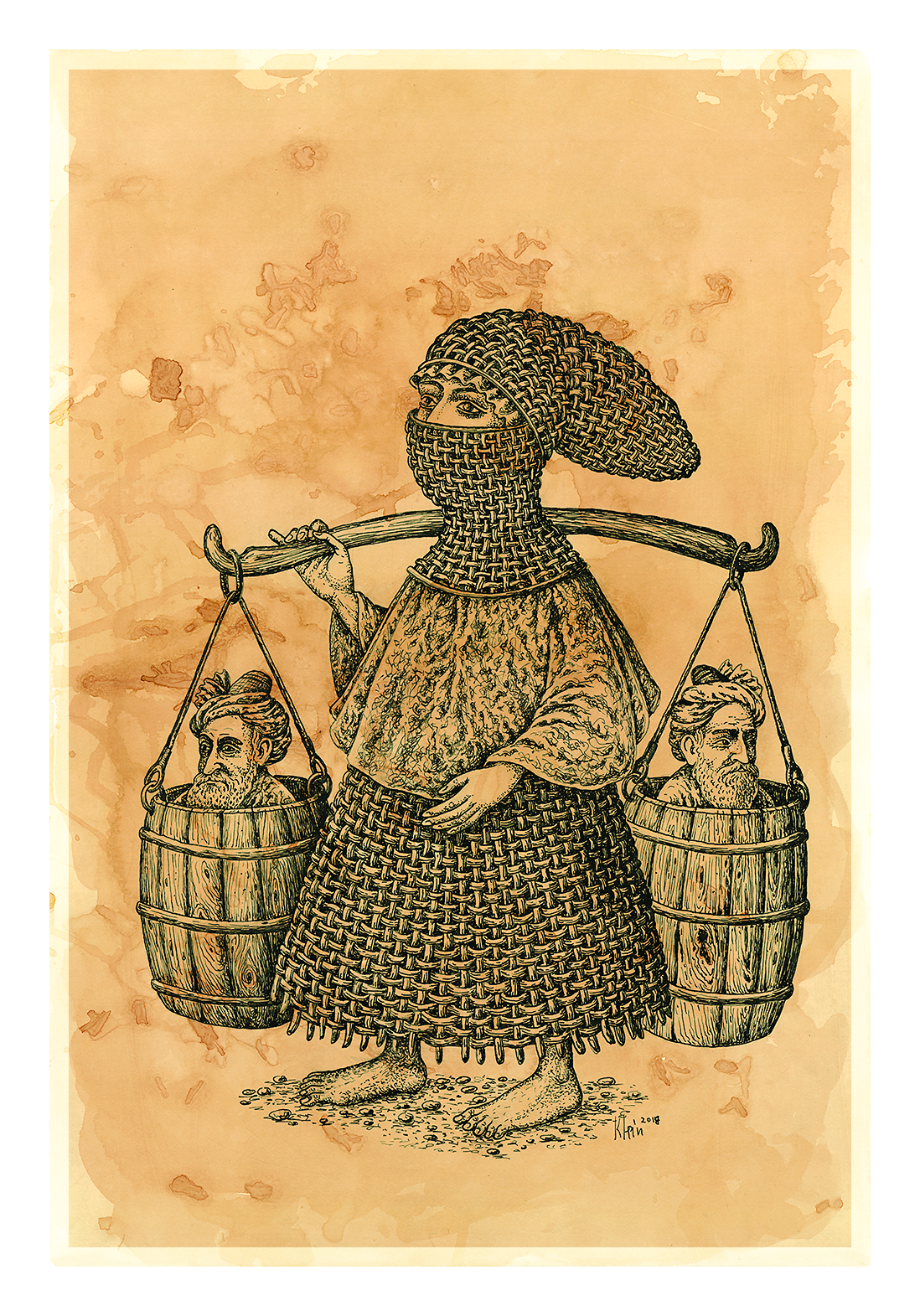 Изображение карты Носильщица бочек