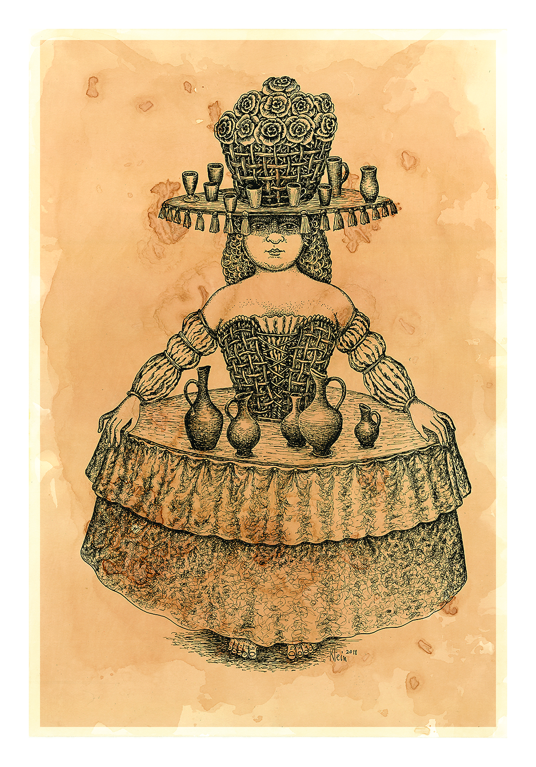 Изображение карты Девушка с кувшинами