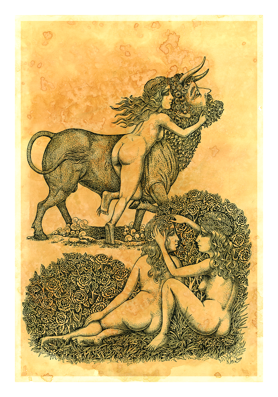 Изображение карты Похищение Европы Зевсом